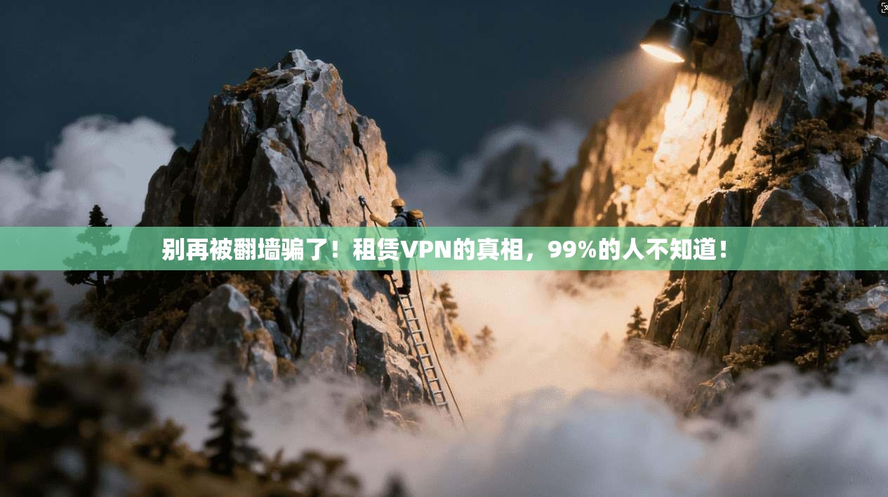 别再被翻墙骗了!租赁VPN的真相,99%的人不知道! 别再被翻墙骗了!租赁VPN的真相,99%的人不知道!