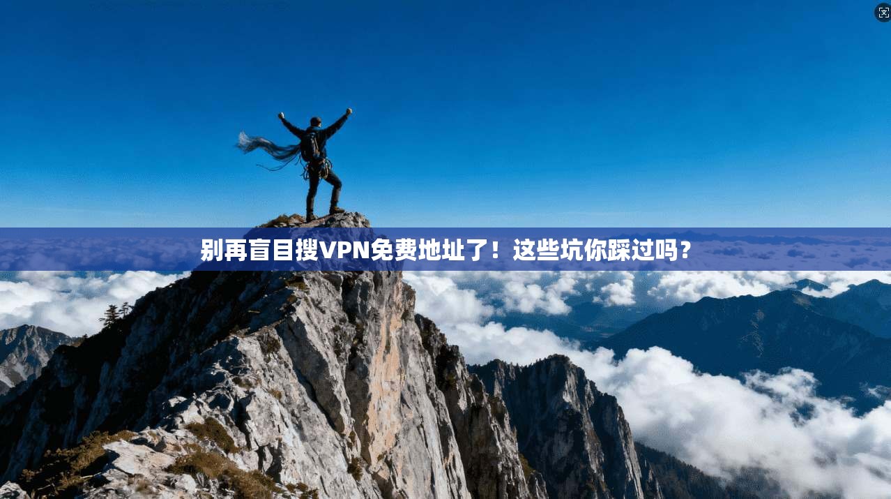 别再盲目搜VPN免费地址了！这些坑你踩过吗？