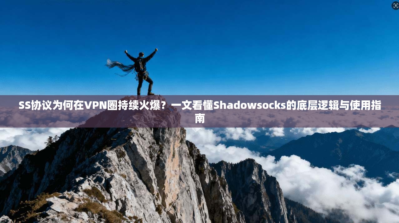 SS协议为何在VPN圈持续火爆？一文看懂Shadowsocks的底层逻辑与使用指南