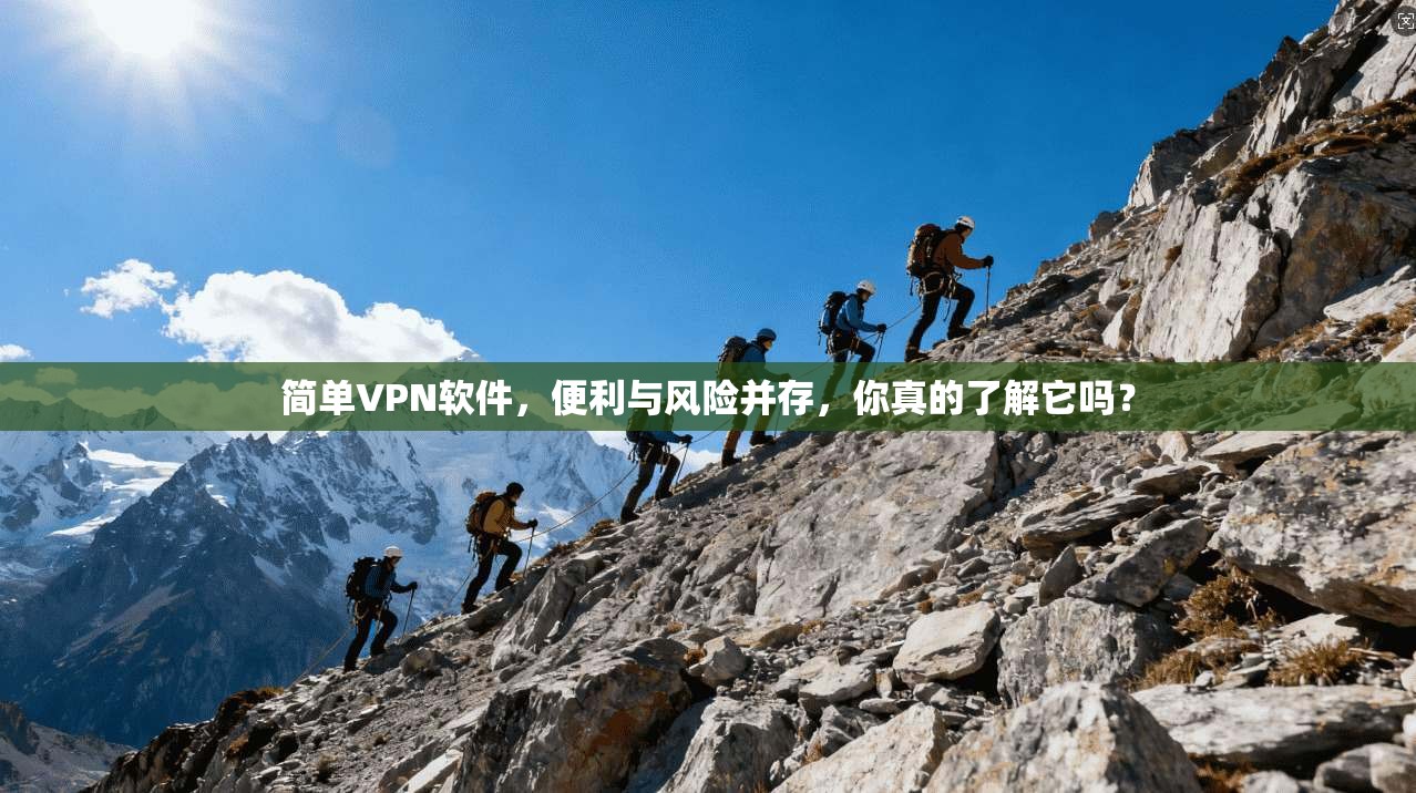 简单VPN软件,便利与风险并存,你真的了解它吗?