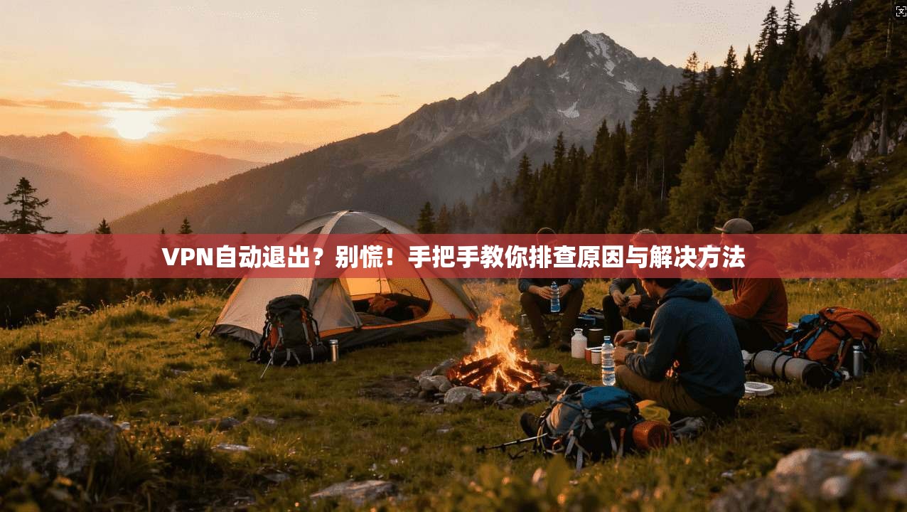 VPN自动退出?别慌!手把手教你排查原因与解决方法