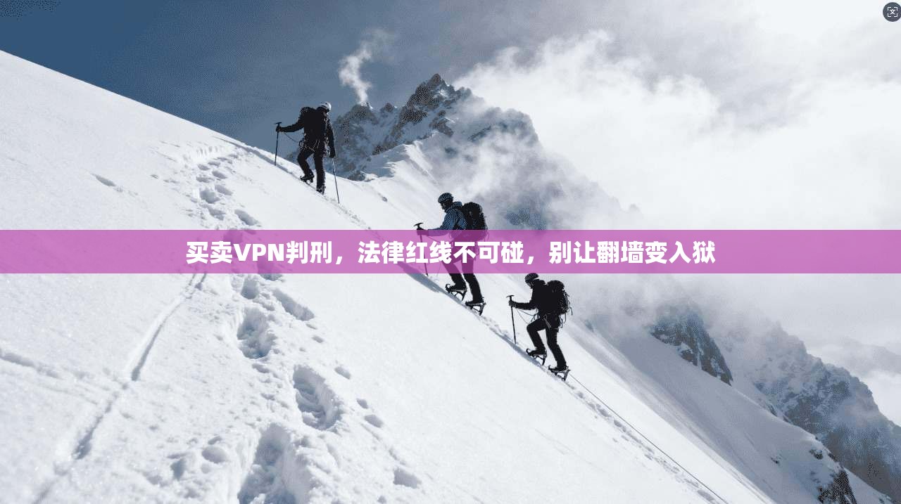 买卖VPN判刑,法律红线不可碰,别让翻墙变入狱