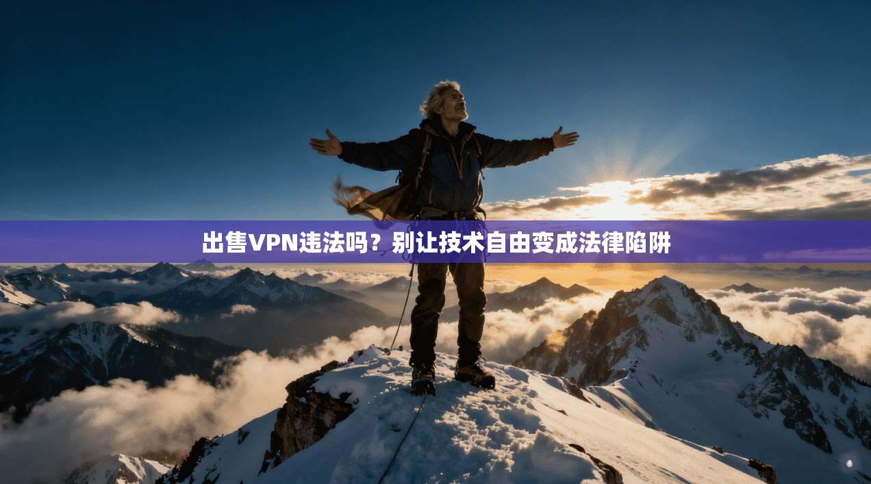 出售VPN违法吗？别让技术自由变成法律陷阱