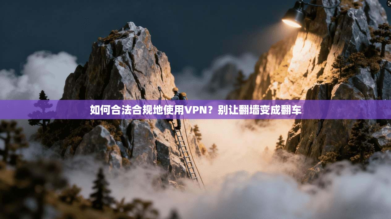 如何合法合规地使用VPN?别让翻墙变成翻车