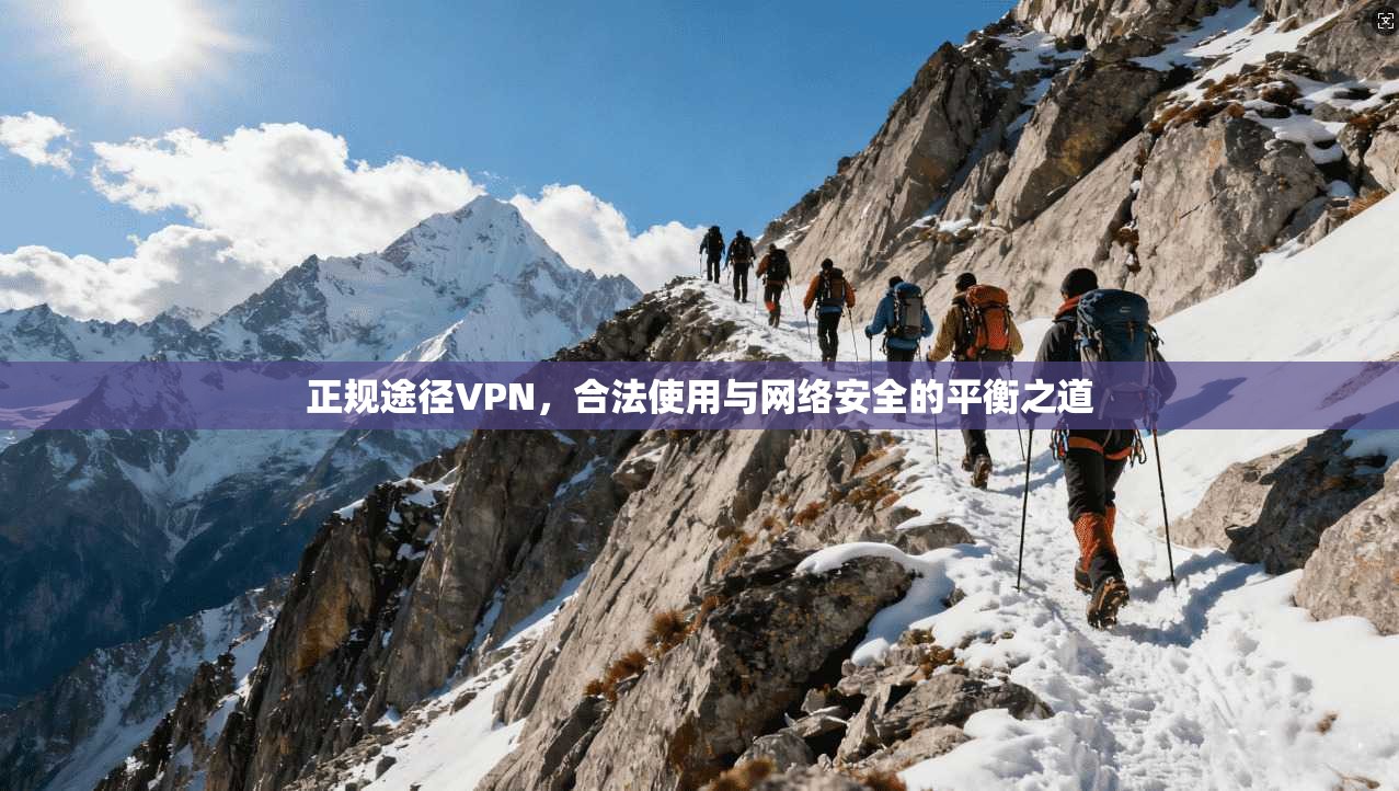 正规途径VPN，合法使用与网络安全的平衡之道