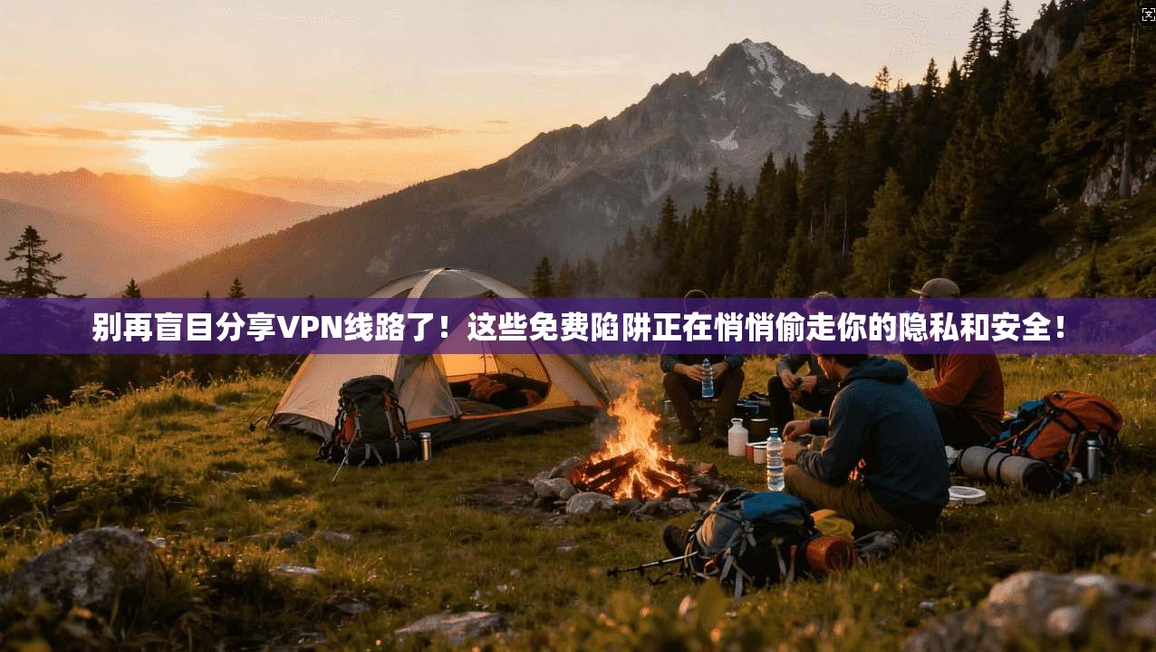 别再盲目分享VPN线路了！这些免费陷阱正在悄悄偷走你的隐私和安全！