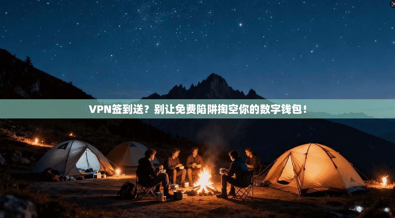 VPN签到送?别让免费陷阱掏空你的数字钱包!