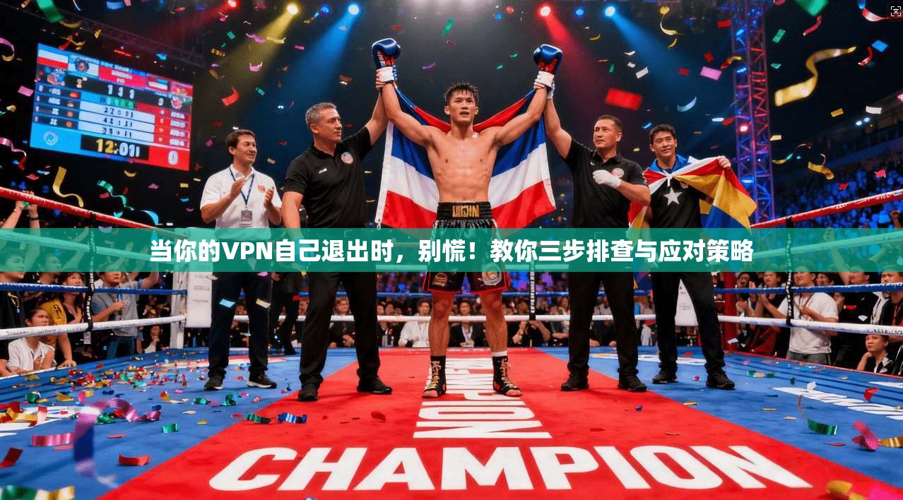 当你的VPN自己退出时，别慌！教你三步排查与应对策略