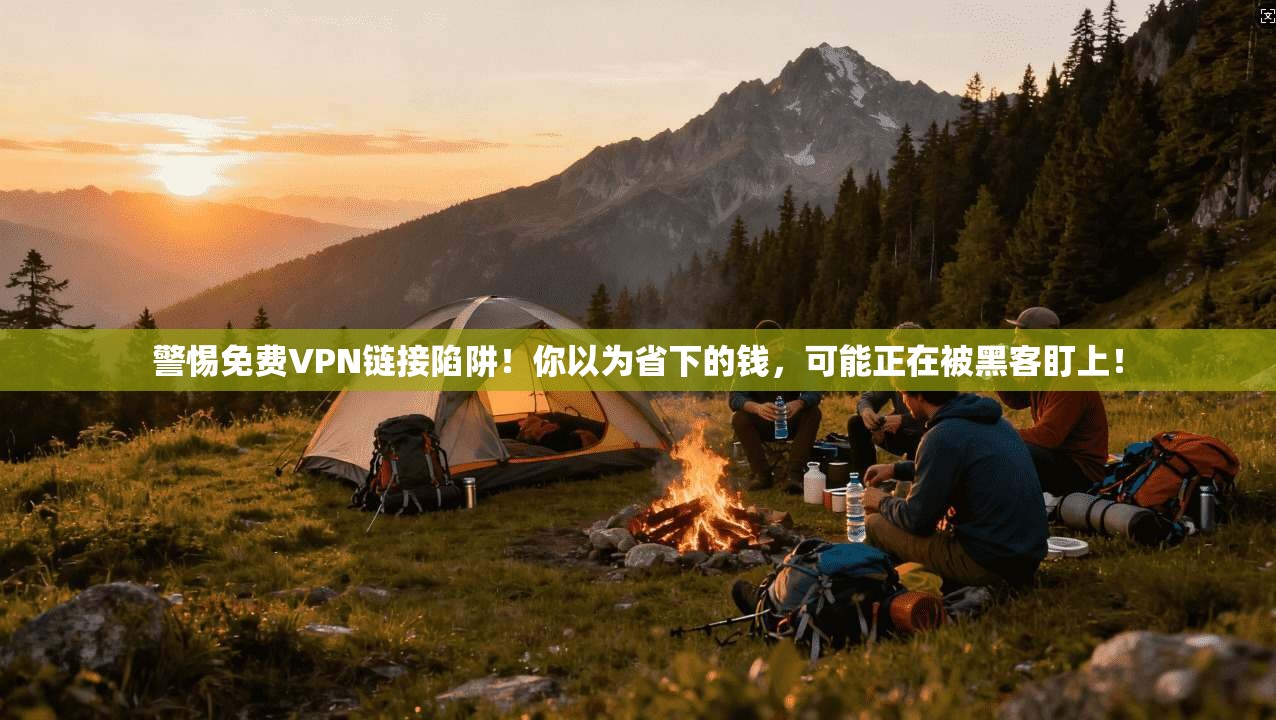 警惕免费VPN链接陷阱！你以为省下的钱，可能正在被黑客盯上！