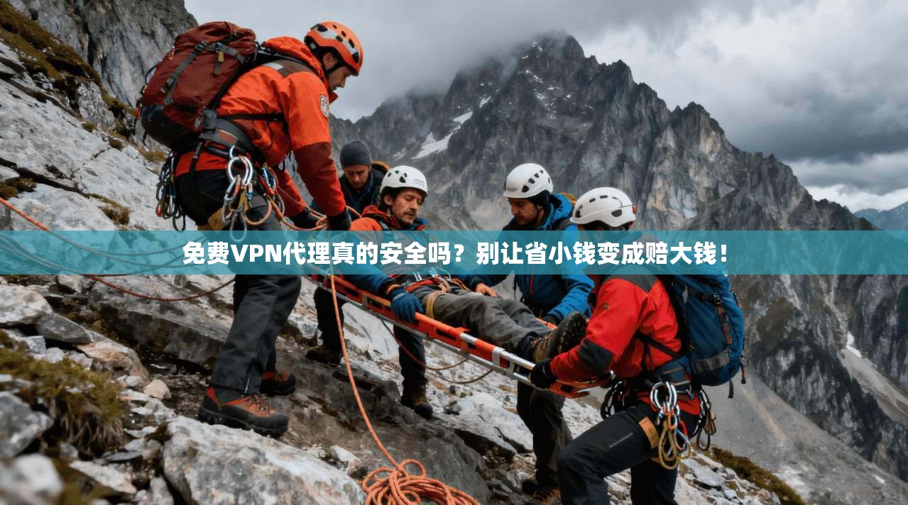 免费VPN代理真的安全吗?别让省小钱变成赔大钱!
