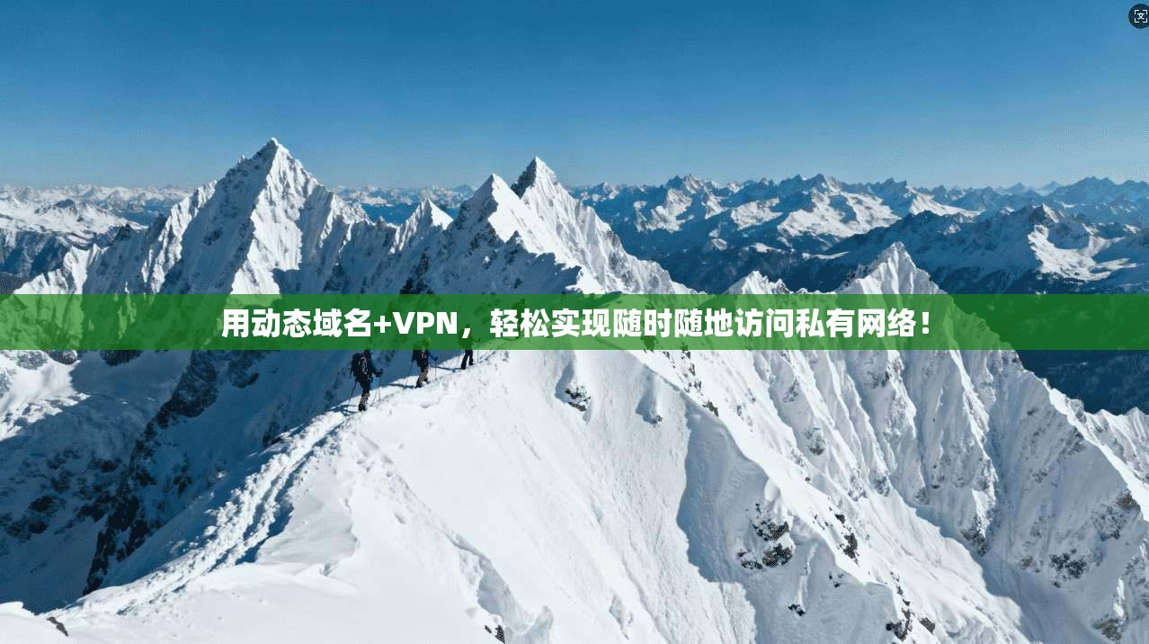 用动态域名+VPN，轻松实现随时随地访问私有网络！