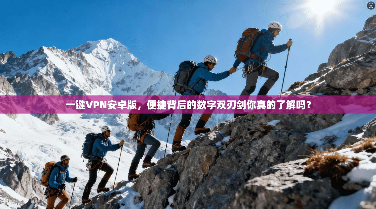 一键VPN安卓版,便捷背后的数字双刃剑你真的了解吗?