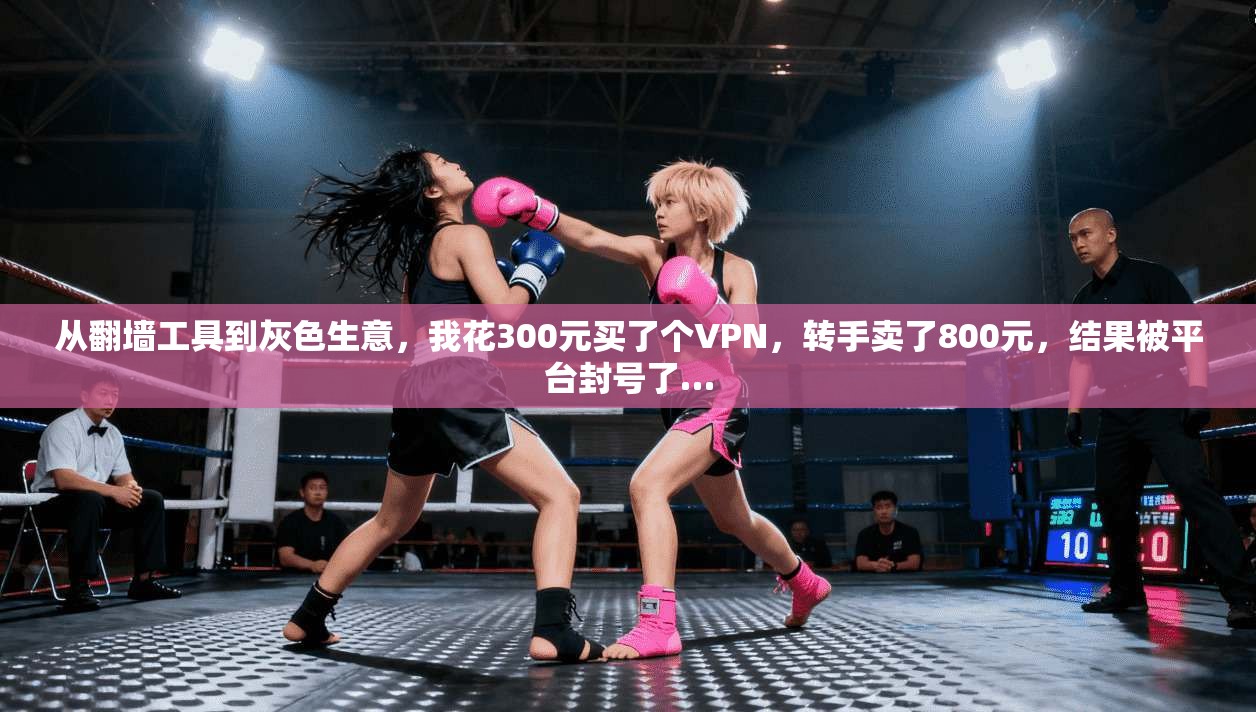 从翻墙工具到灰色生意，我花300元买了个VPN，转手卖了800元，结果被平台封号了…