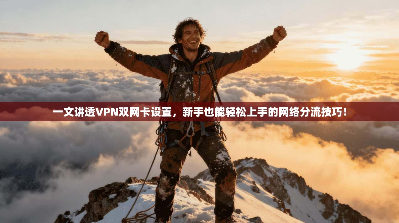 一文讲透VPN双网卡设置，新手也能轻松上手的网络分流技巧！