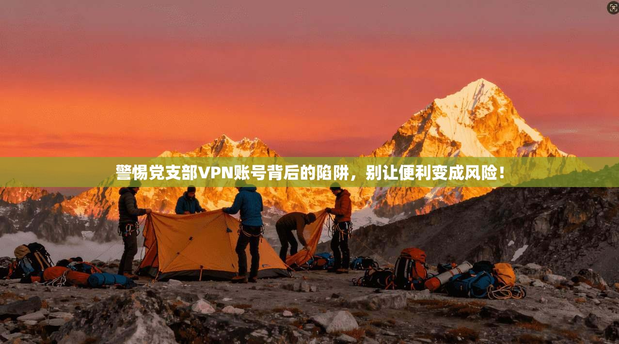 警惕党支部VPN账号背后的陷阱，别让便利变成风险！