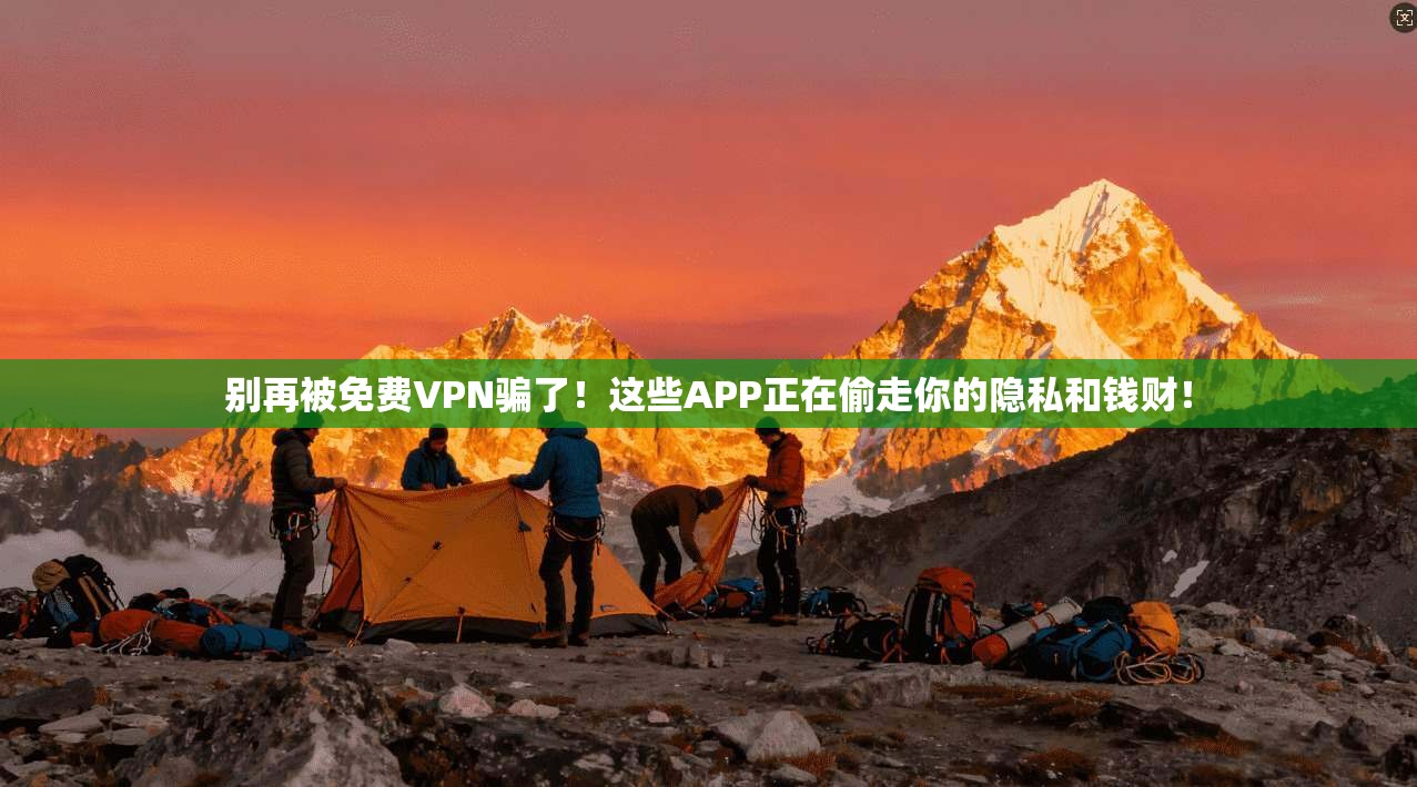 别再被免费VPN骗了！这些APP正在偷走你的隐私和钱财！