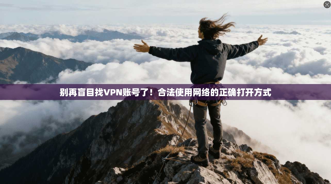 别再盲目找VPN账号了！合法使用网络的正确打开方式