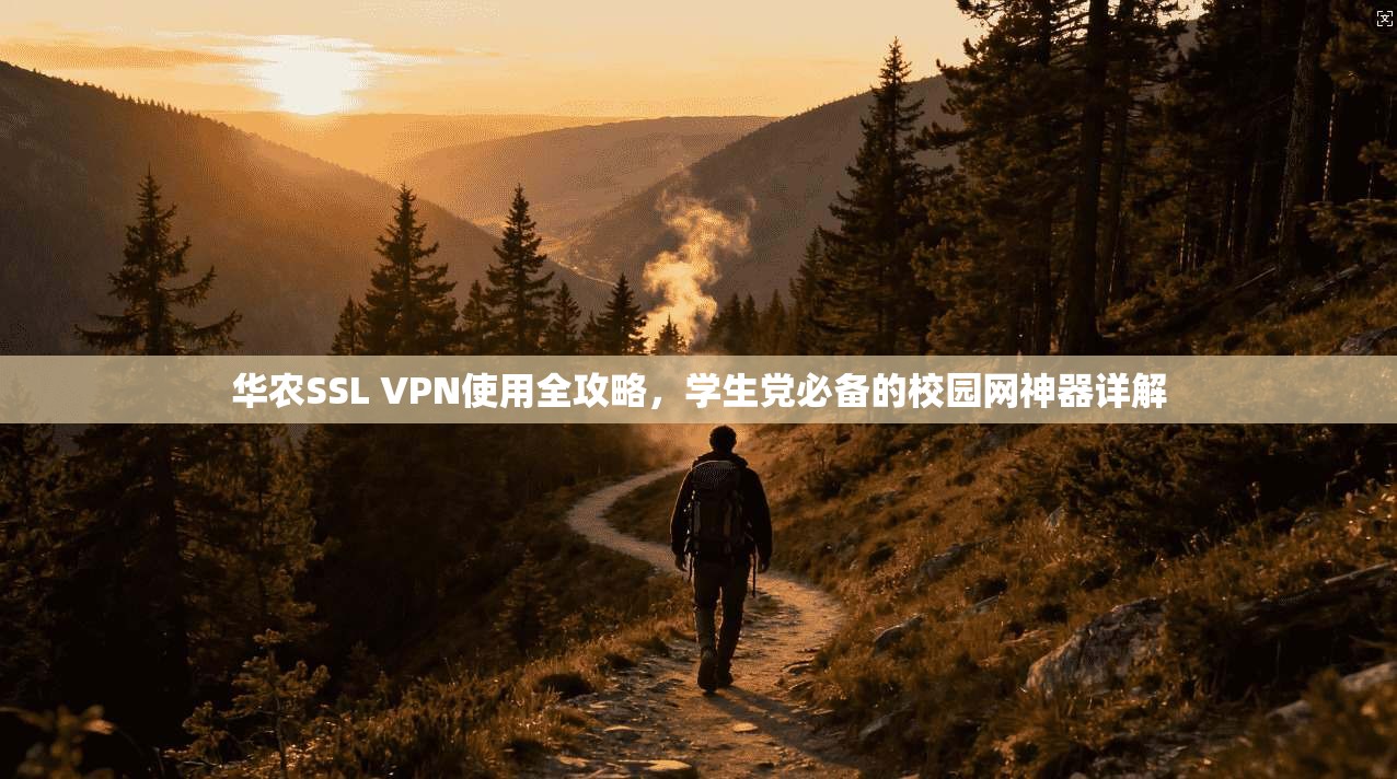 华农SSL VPN使用全攻略，学生党必备的校园网神器详解