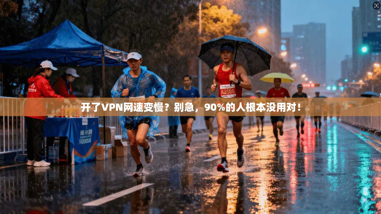 开了VPN网速变慢？别急，90%的人根本没用对！