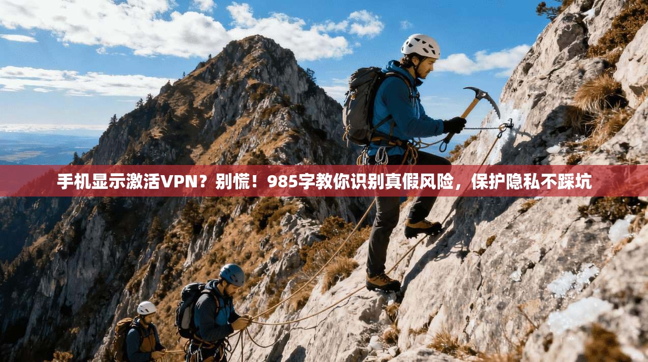 手机显示激活VPN？别慌！985字教你识别真假风险，保护隐私不踩坑