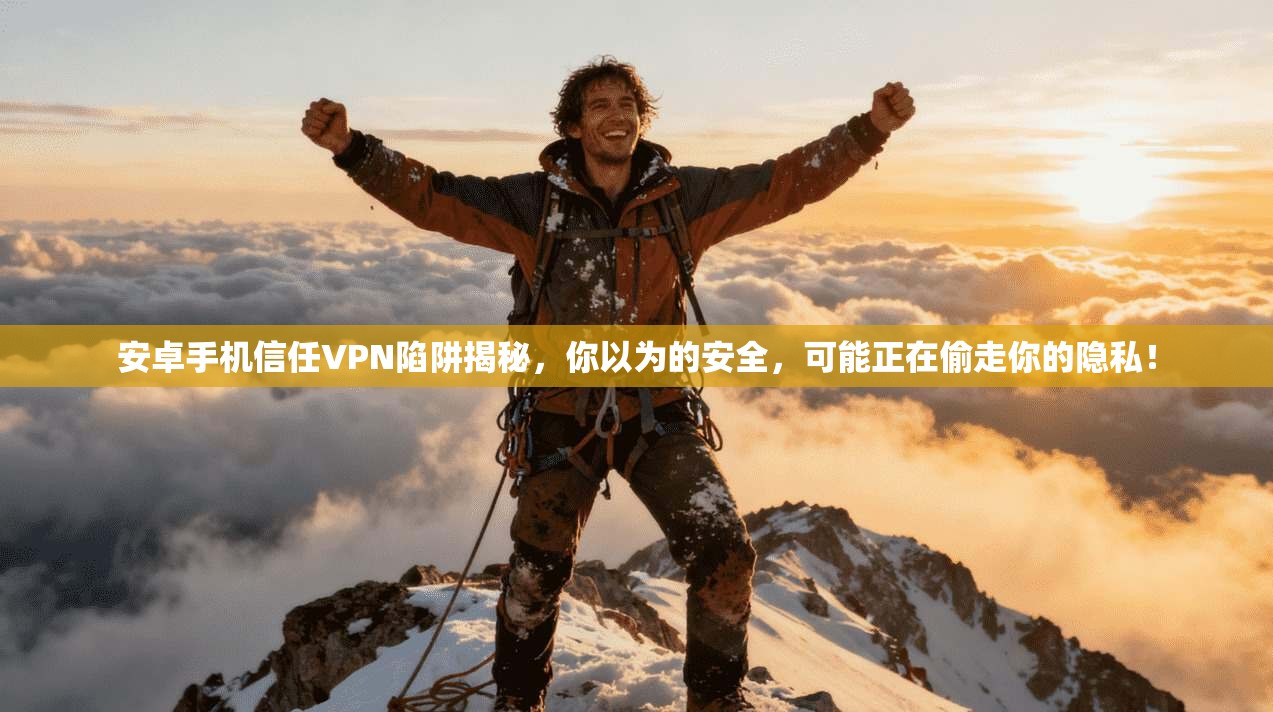 安卓手机信任VPN陷阱揭秘，你以为的安全，可能正在偷走你的隐私！