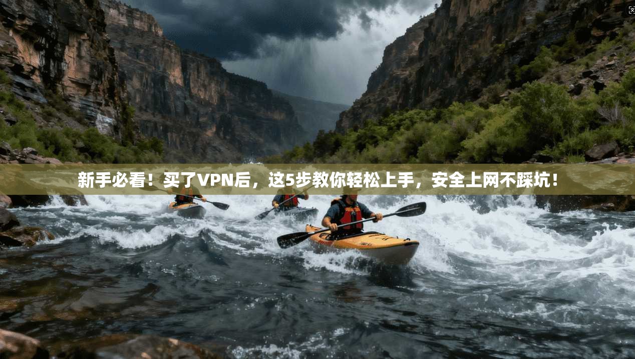 新手必看！买了VPN后，这5步教你轻松上手，安全上网不踩坑！