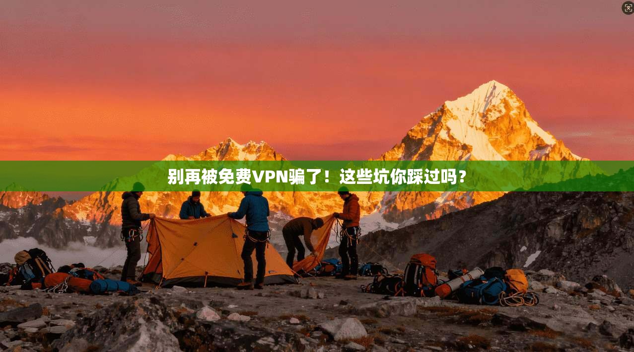 别再被免费VPN骗了！这些坑你踩过吗？