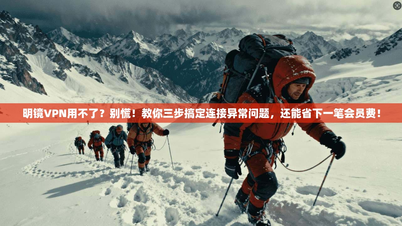 明镜VPN用不了？别慌！教你三步搞定连接异常问题，还能省下一笔会员费！