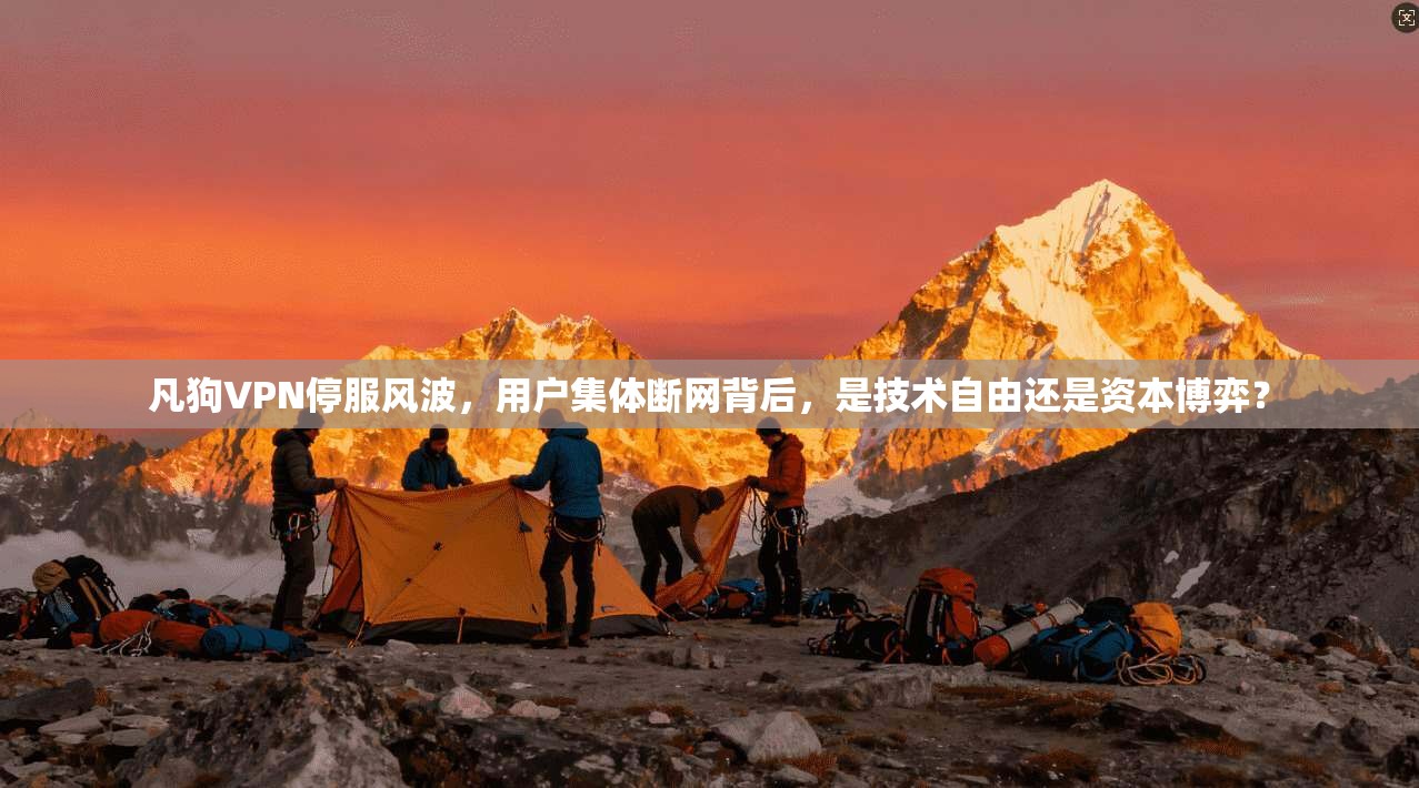 凡狗VPN停服风波，用户集体断网背后，是技术自由还是资本博弈？