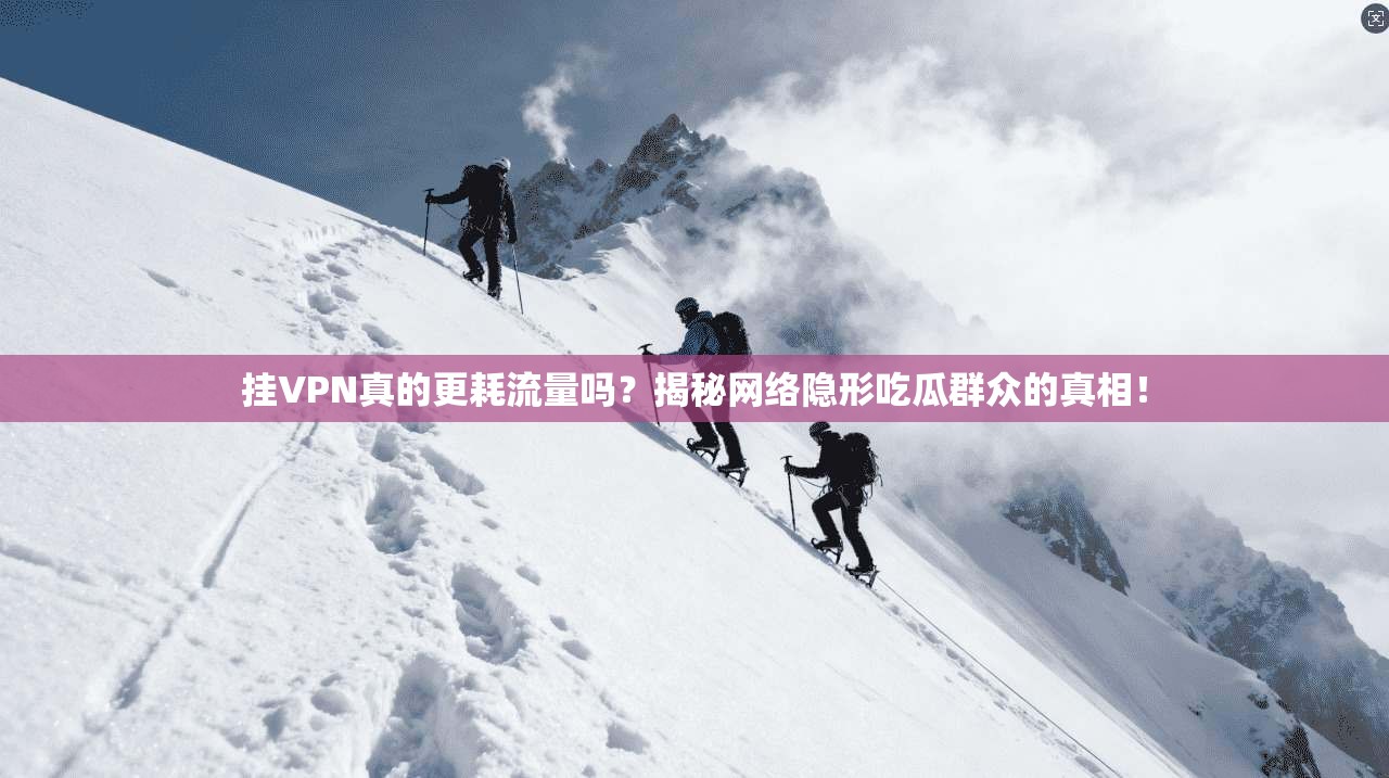 挂VPN真的更耗流量吗？揭秘网络隐形吃瓜群众的真相！