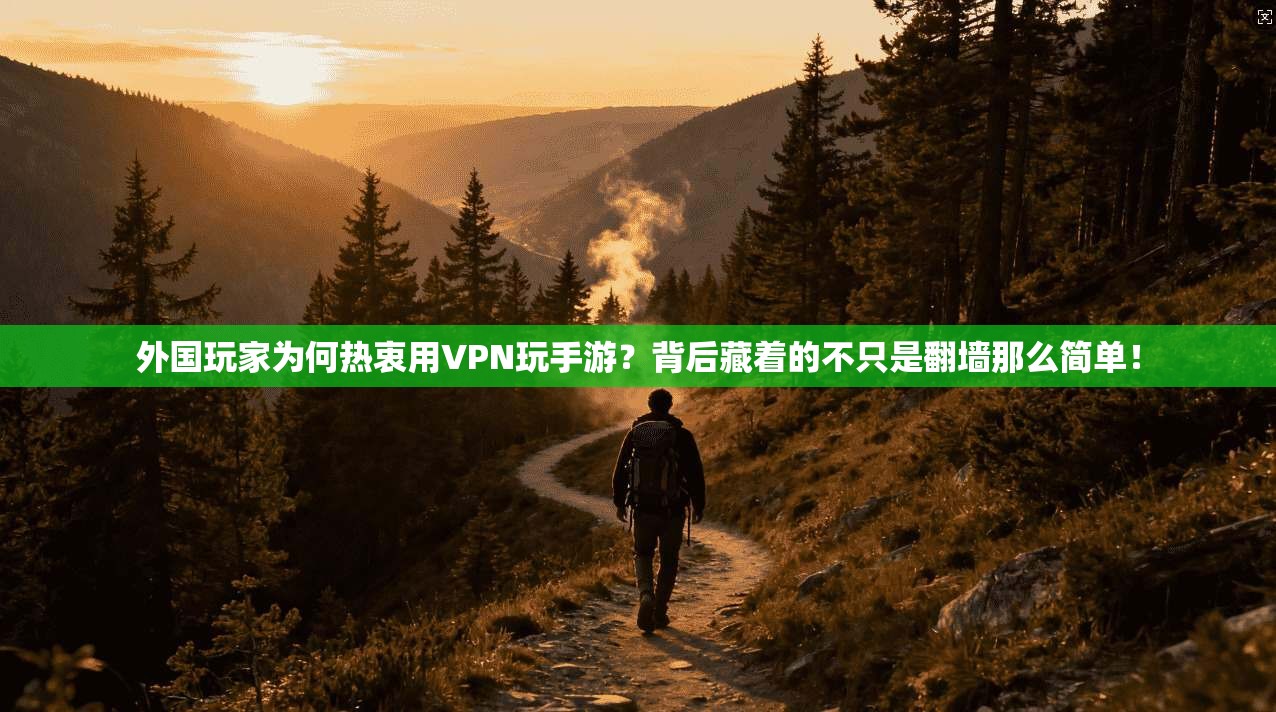 外国玩家为何热衷用VPN玩手游？背后藏着的不只是翻墙那么简单！