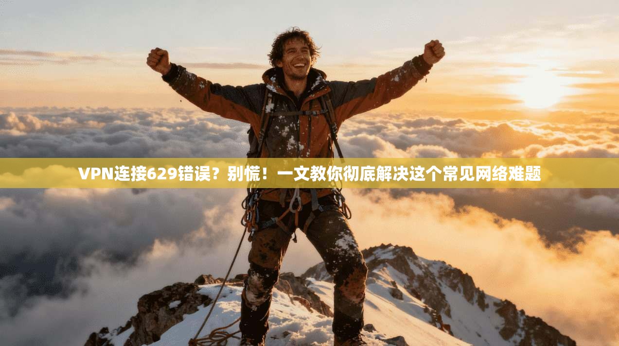 VPN连接629错误？别慌！一文教你彻底解决这个常见网络难题