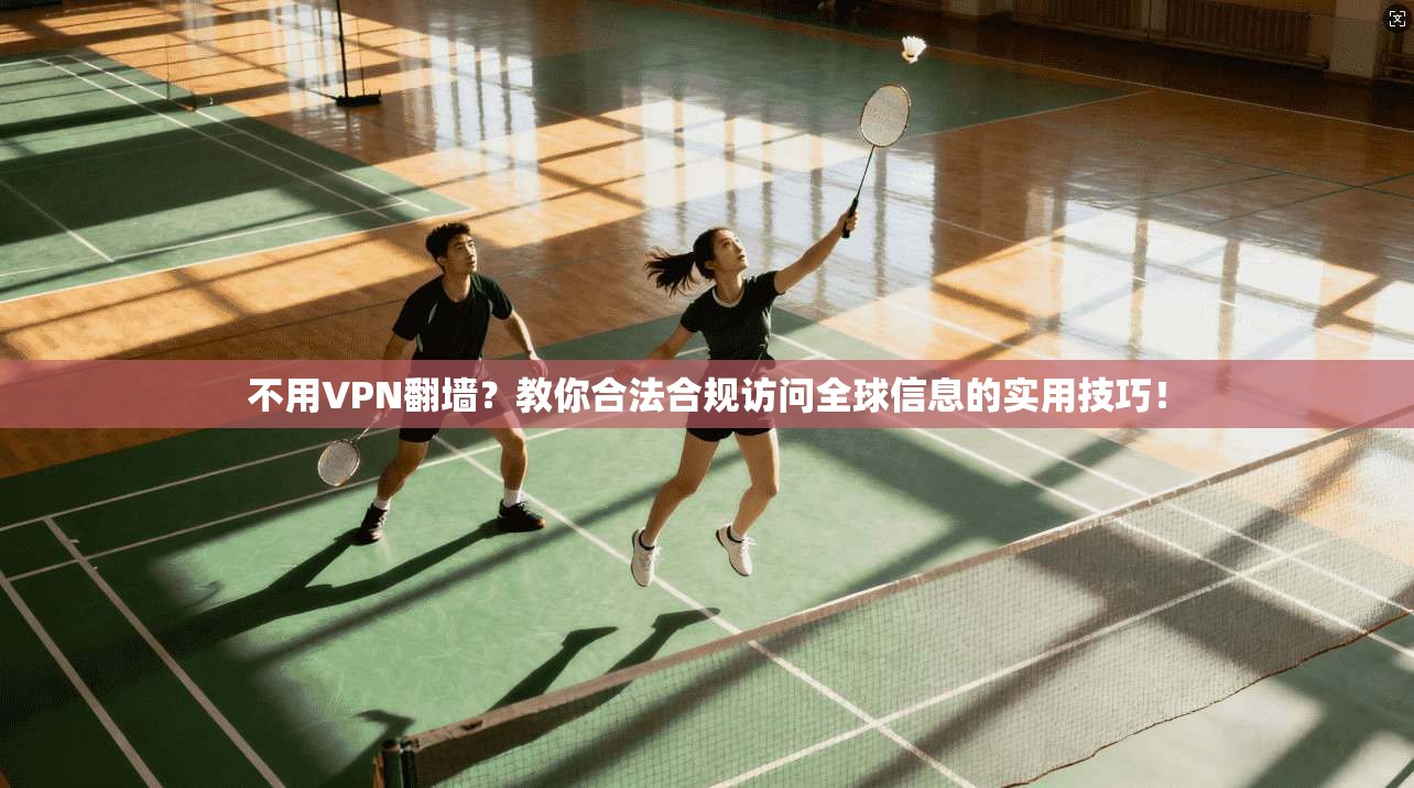 不用VPN翻墙？教你合法合规访问全球信息的实用技巧！