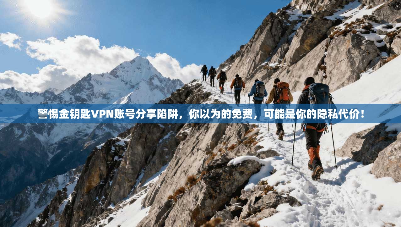 警惕金钥匙VPN账号分享陷阱，你以为的免费，可能是你的隐私代价！