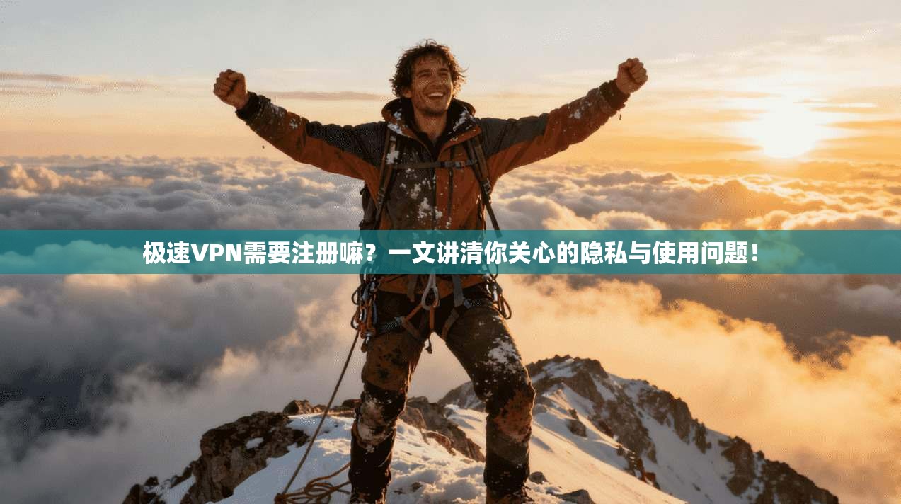 极速VPN需要注册嘛？一文讲清你关心的隐私与使用问题！
