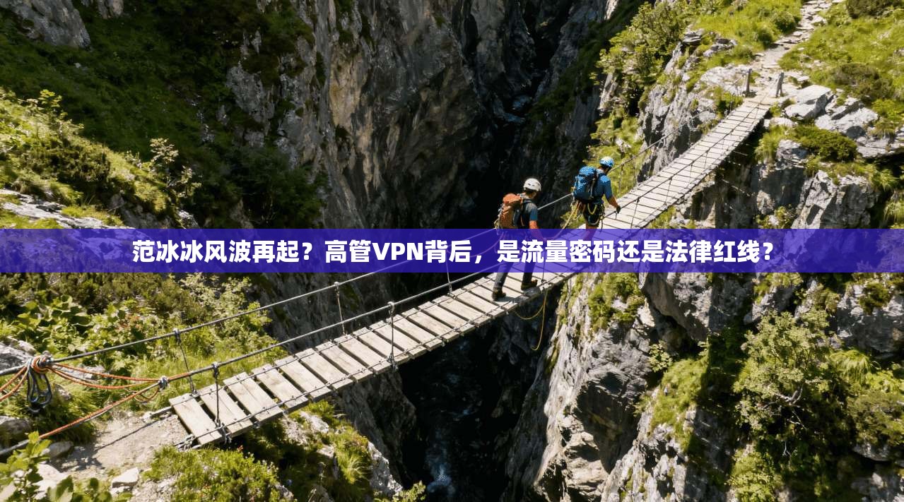 范冰冰风波再起？高管VPN背后，是流量密码还是法律红线？