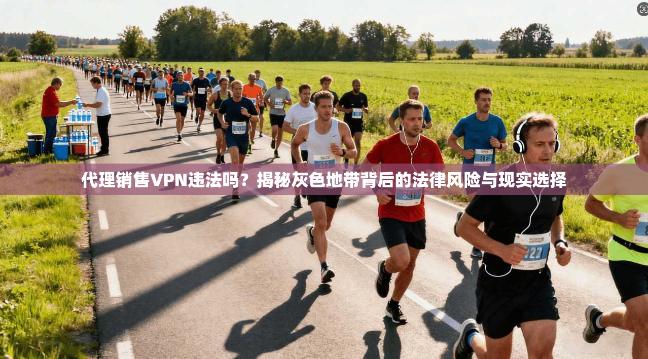 代理销售VPN违法吗？揭秘灰色地带背后的法律风险与现实选择