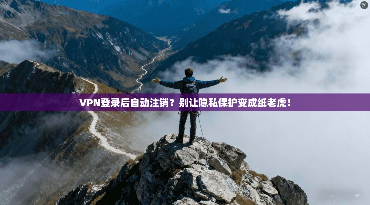 VPN登录后自动注销？别让隐私保护变成纸老虎！