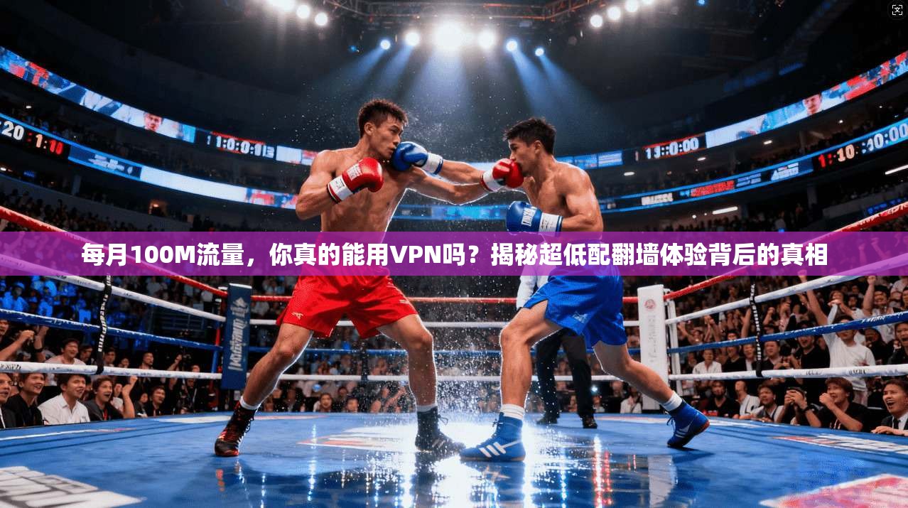 每月100M流量，你真的能用VPN吗？揭秘超低配翻墙体验背后的真相