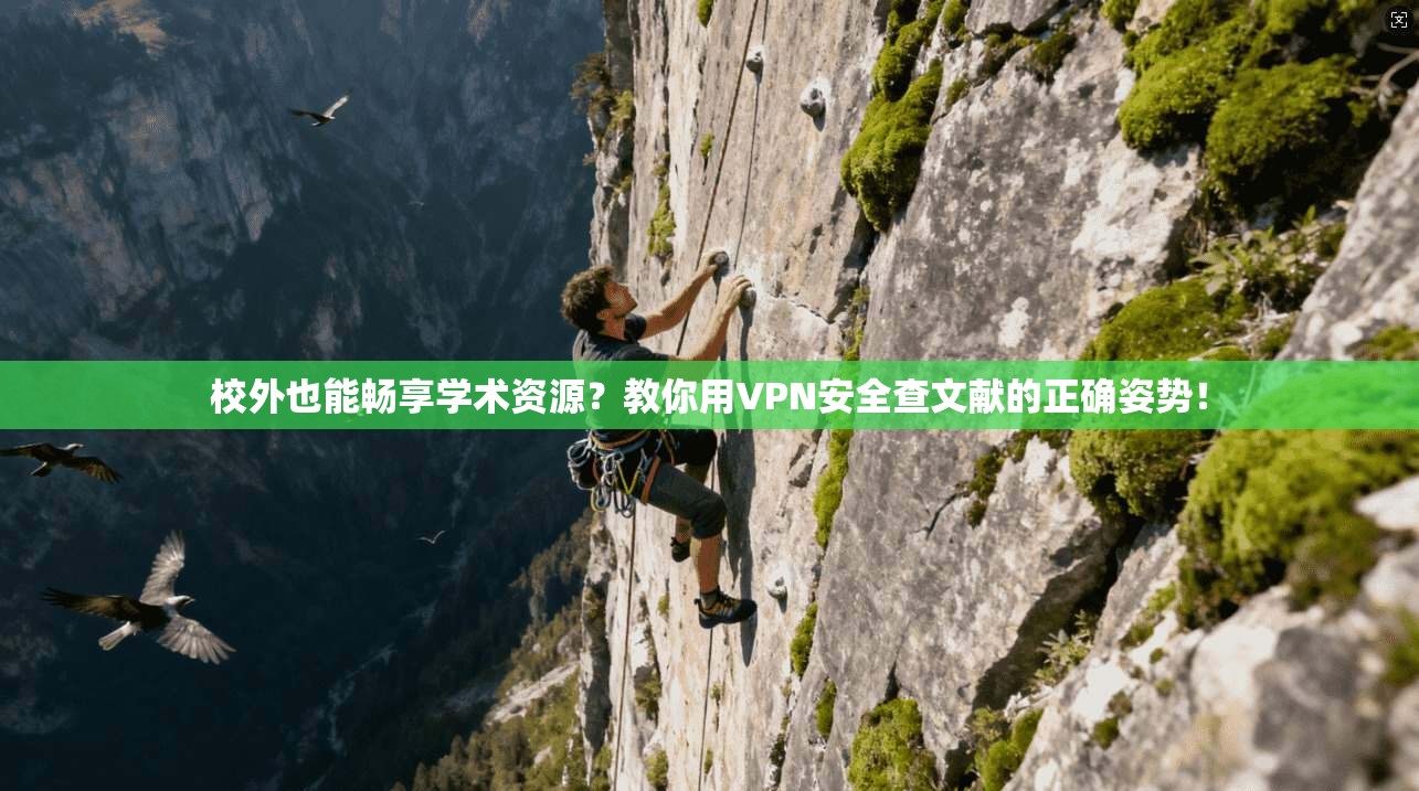 校外也能畅享学术资源?教你用VPN安全查文献的正确姿势!
