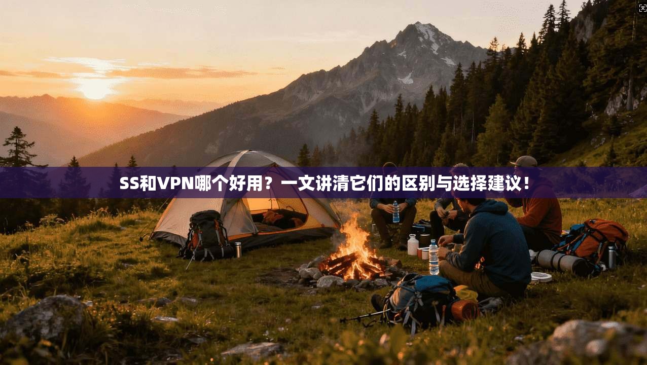 SS和VPN哪个好用？一文讲清它们的区别与选择建议！