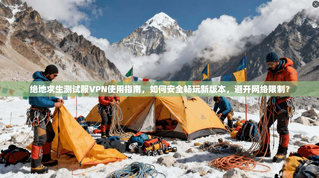 绝地求生测试服VPN使用指南,如何安全畅玩新版本,避开网络限制?