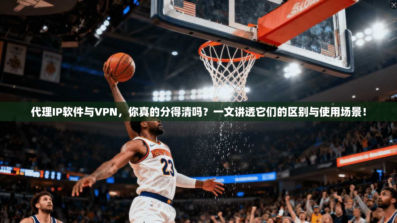 代理IP软件与VPN,你真的分得清吗?一文讲透它们的区别与使用场景!