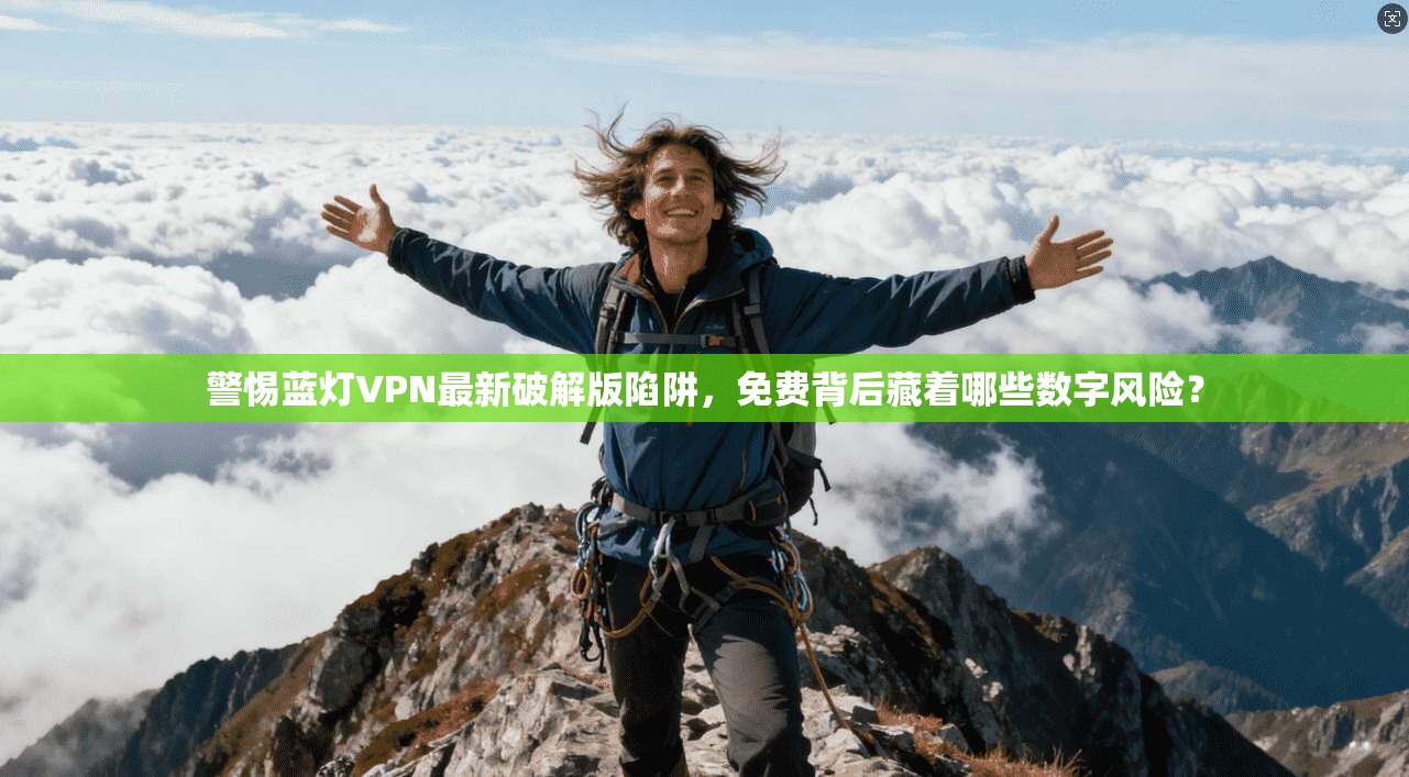 警惕蓝灯VPN最新破解版陷阱，免费背后藏着哪些数字风险？