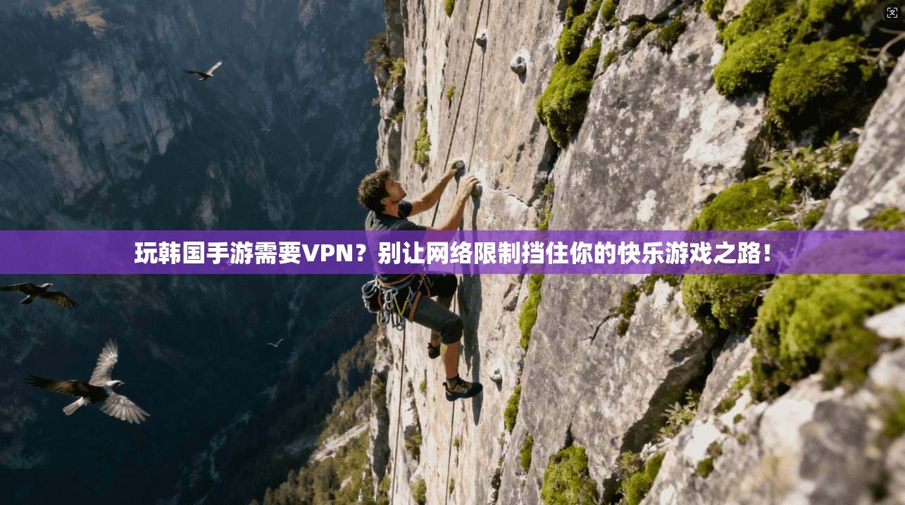 玩韩国手游需要VPN?别让网络限制挡住你的快乐游戏之路!