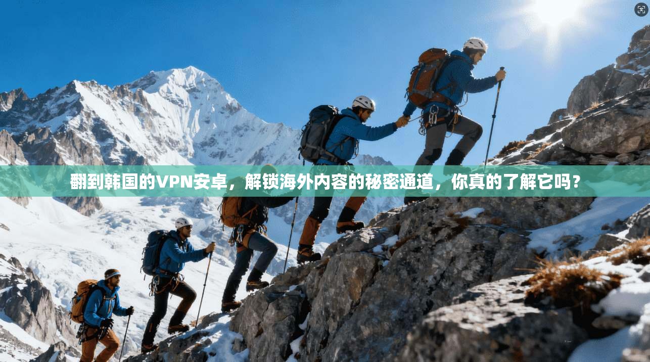 翻到韩国的VPN安卓，解锁海外内容的秘密通道，你真的了解它吗？