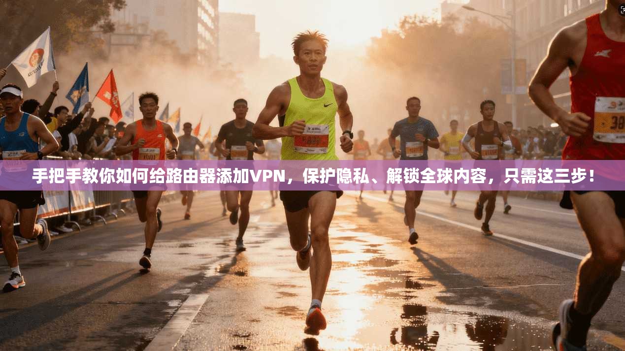 手把手教你如何给路由器添加VPN，保护隐私、解锁全球内容，只需这三步！