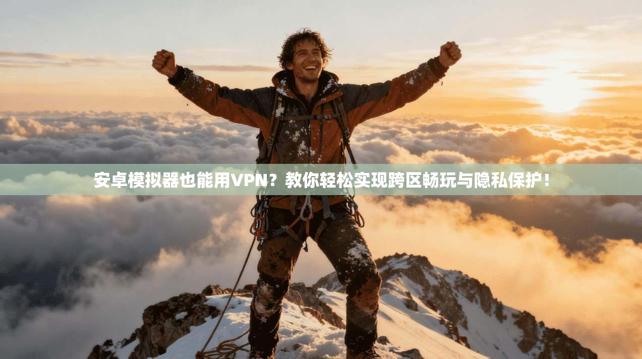 安卓模拟器也能用VPN?教你轻松实现跨区畅玩与隐私保护!