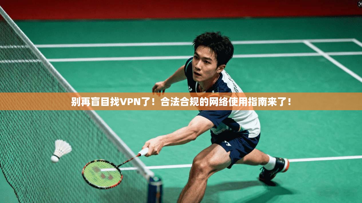 别再盲目找VPN了!合法合规的网络使用指南来了!